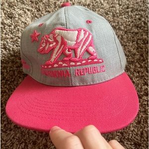 women’s california republic snap back hat